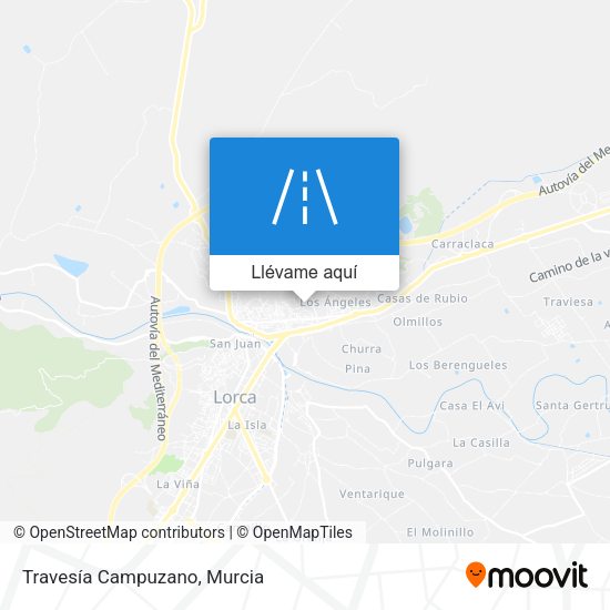 Mapa Travesía Campuzano