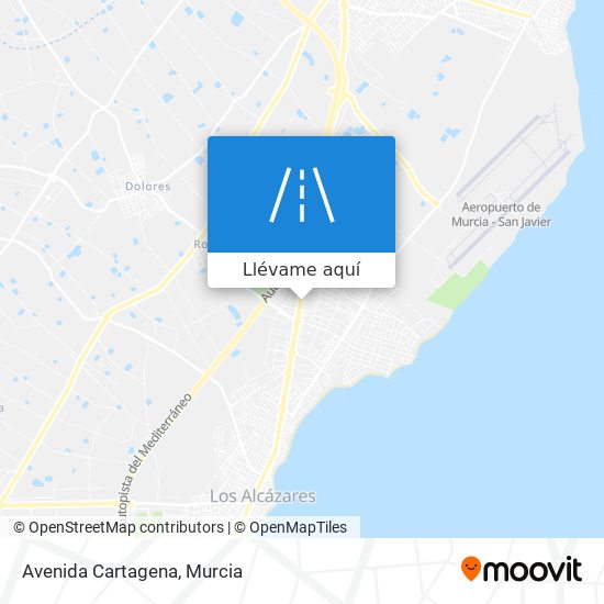 Mapa Avenida Cartagena