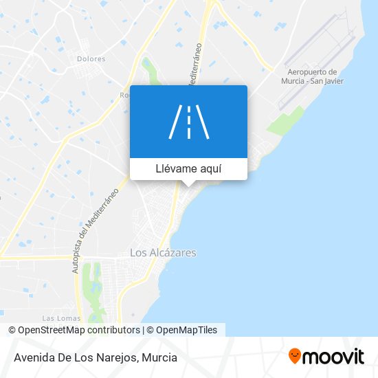 Mapa Avenida De Los Narejos