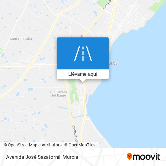 Mapa Avenida José Sazatornil