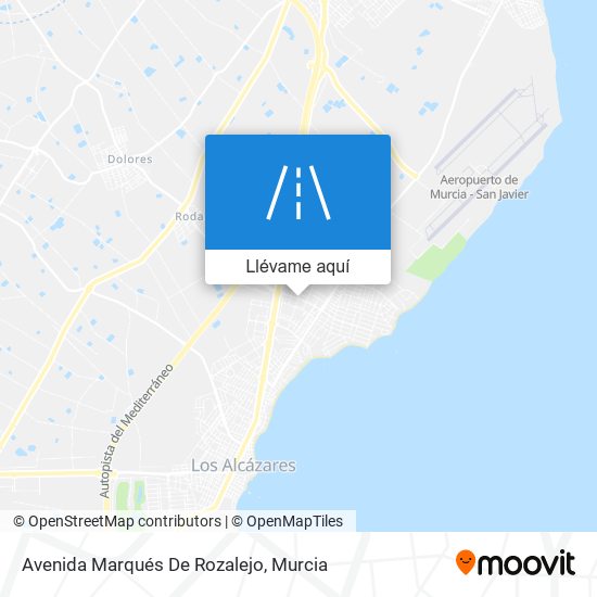 Mapa Avenida Marqués De Rozalejo