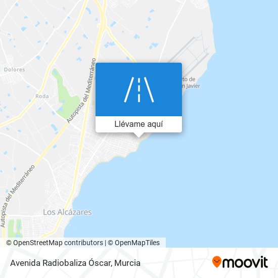 Mapa Avenida Radiobaliza Óscar