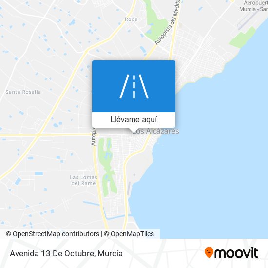 Mapa Avenida 13 De Octubre