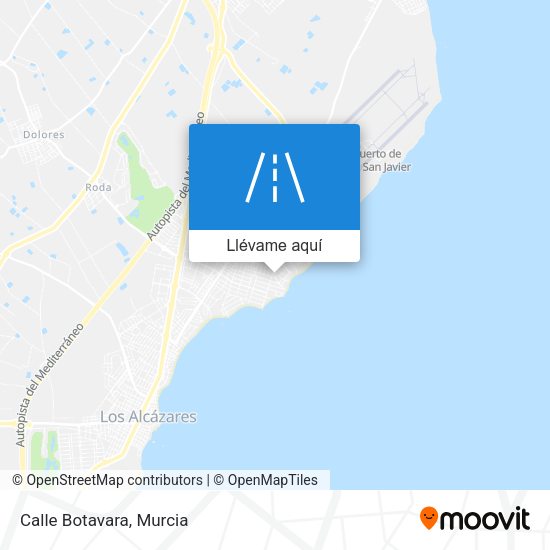 Mapa Calle Botavara
