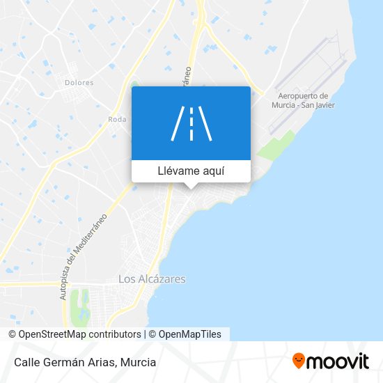 Mapa Calle Germán Arias