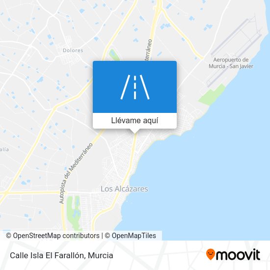 Mapa Calle Isla El Farallón