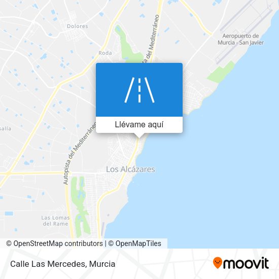 Mapa Calle Las Mercedes
