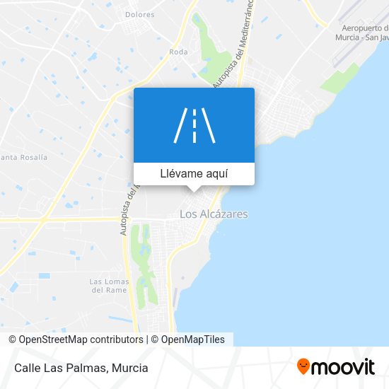 Mapa Calle Las Palmas