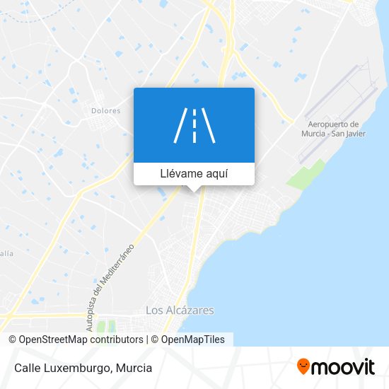Mapa Calle Luxemburgo