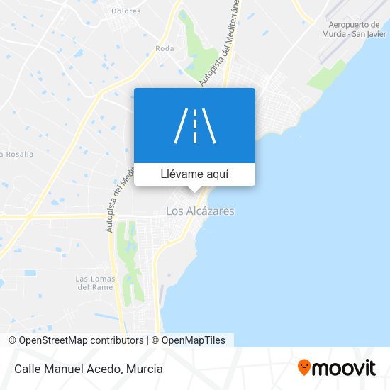 Mapa Calle Manuel Acedo