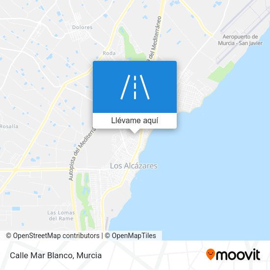 Mapa Calle Mar Blanco