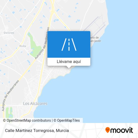 Mapa Calle Martínez Torregrosa