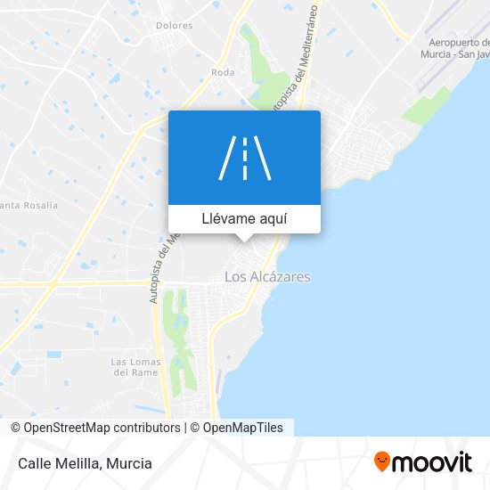 Mapa Calle Melilla