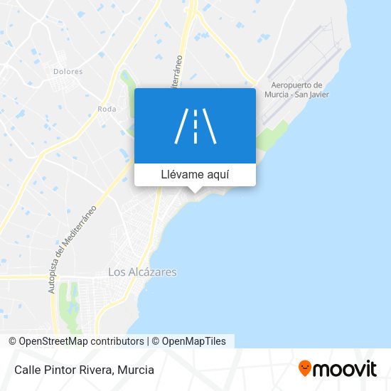 Mapa Calle Pintor Rivera
