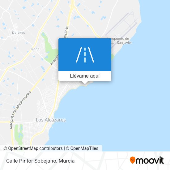 Mapa Calle Pintor Sobejano