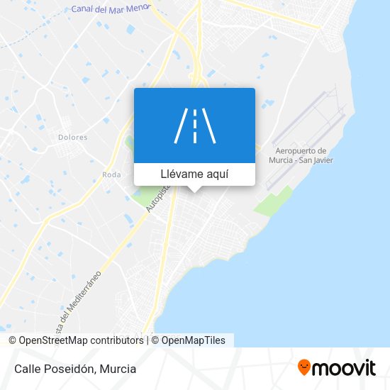 Mapa Calle Poseidón