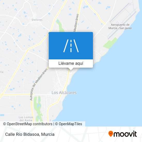 Mapa Calle Río Bidasoa