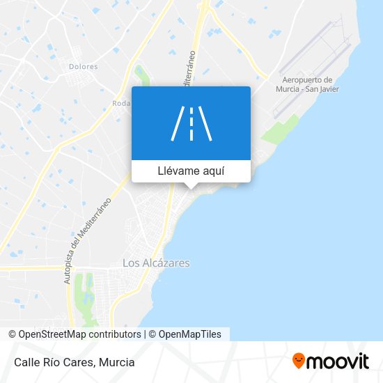 Mapa Calle Río Cares