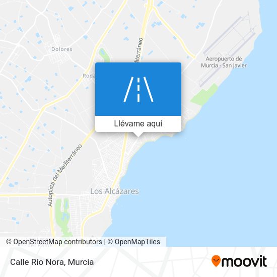 Mapa Calle Río Nora