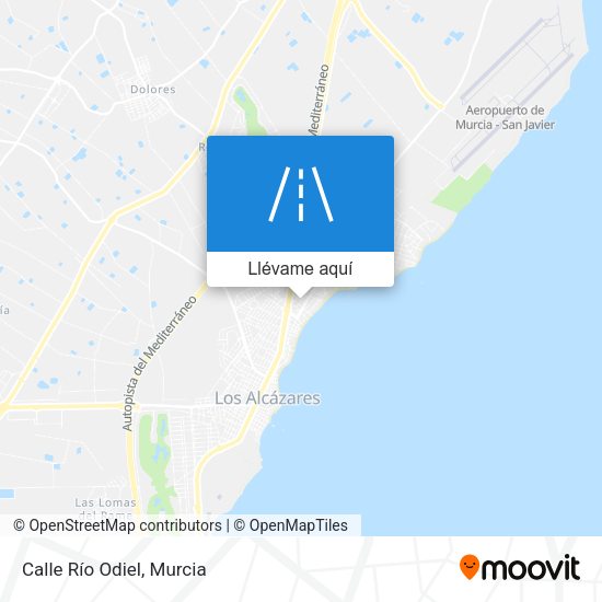 Mapa Calle Río Odiel