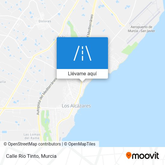 Mapa Calle Río Tinto