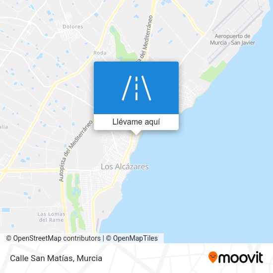 Mapa Calle San Matías