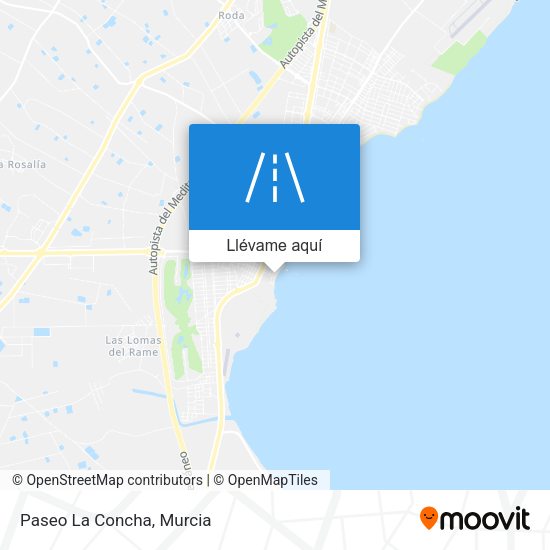 Mapa Paseo La Concha