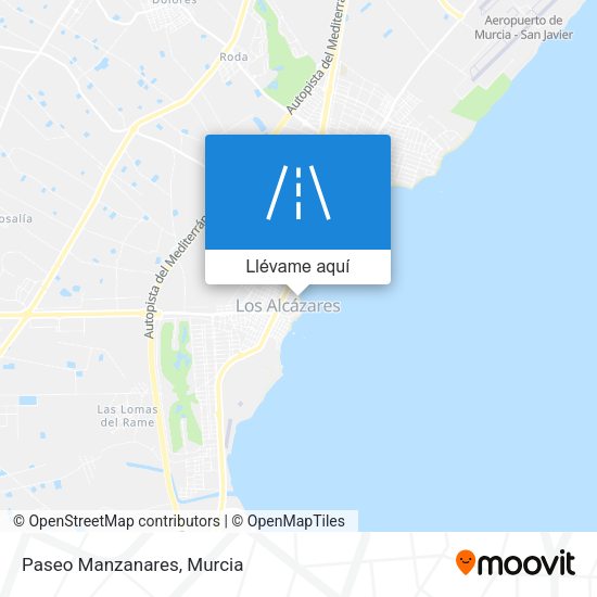 Mapa Paseo Manzanares