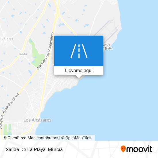 Mapa Salida De La Playa