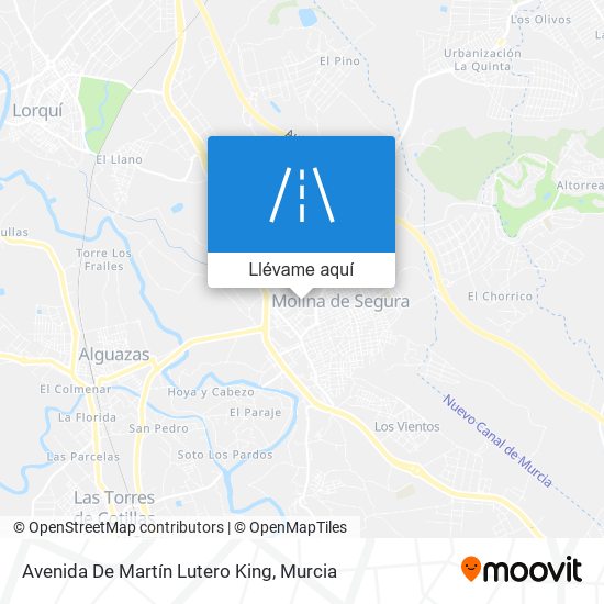 Mapa Avenida De Martín Lutero King