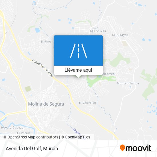 Mapa Avenida Del Golf