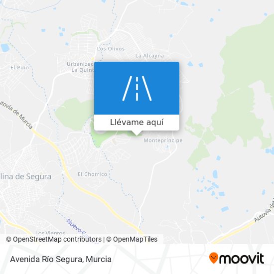 Mapa Avenida Río Segura