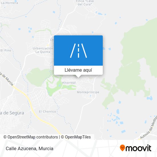 Mapa Calle Azucena