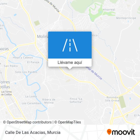 Mapa Calle De Las Acacias