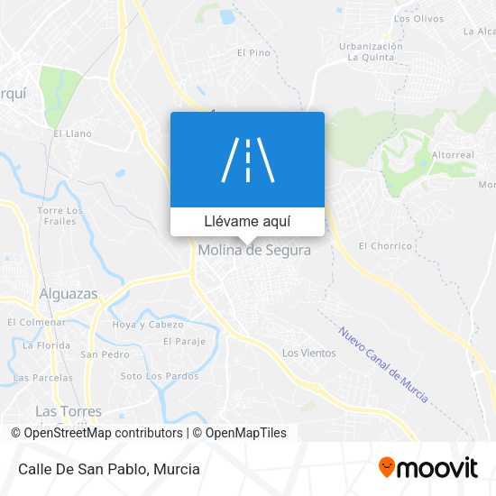 Mapa Calle De San Pablo