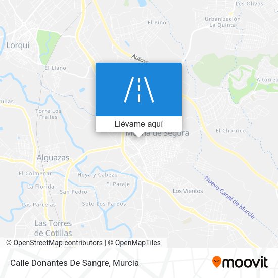Mapa Calle Donantes De Sangre