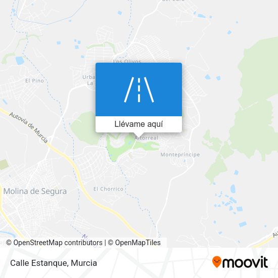 Mapa Calle Estanque