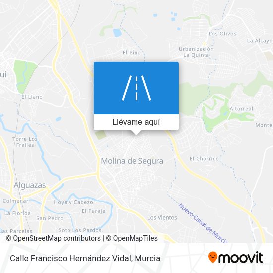 Mapa Calle Francisco Hernández Vidal