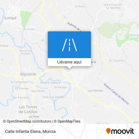 Mapa Calle Infanta Elena