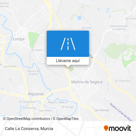 Mapa Calle La Conserva