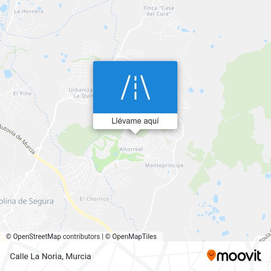 Mapa Calle La Noria