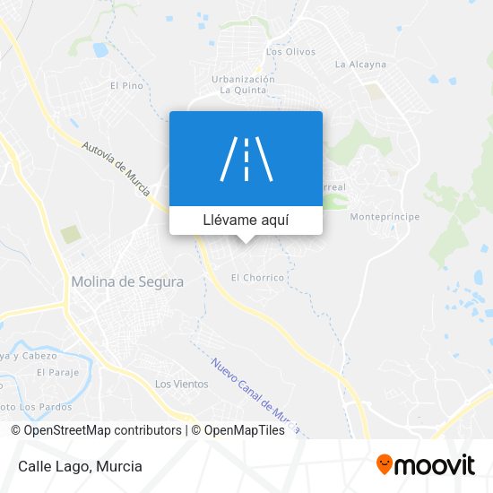 Mapa Calle Lago