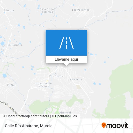 Mapa Calle Río Alhárabe