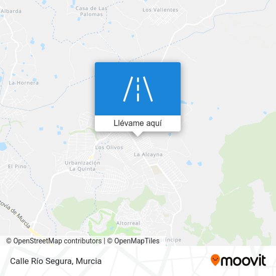 Mapa Calle Río Segura