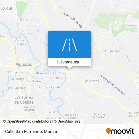 Mapa Calle San Fernando