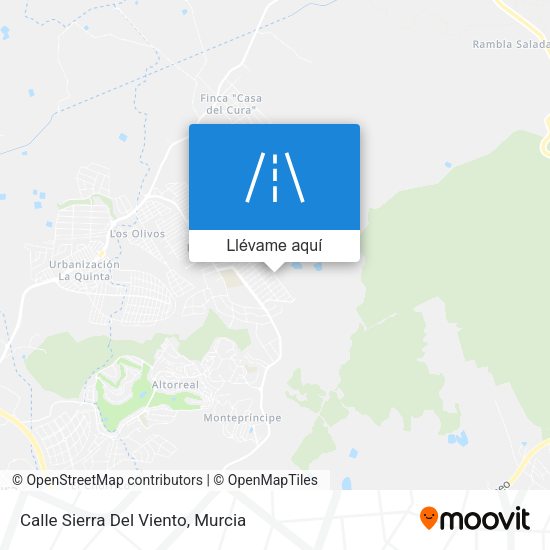 Mapa Calle Sierra Del Viento