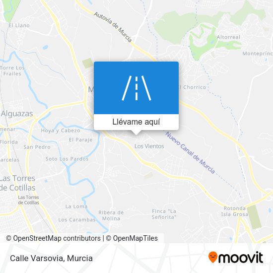 Mapa Calle Varsovia