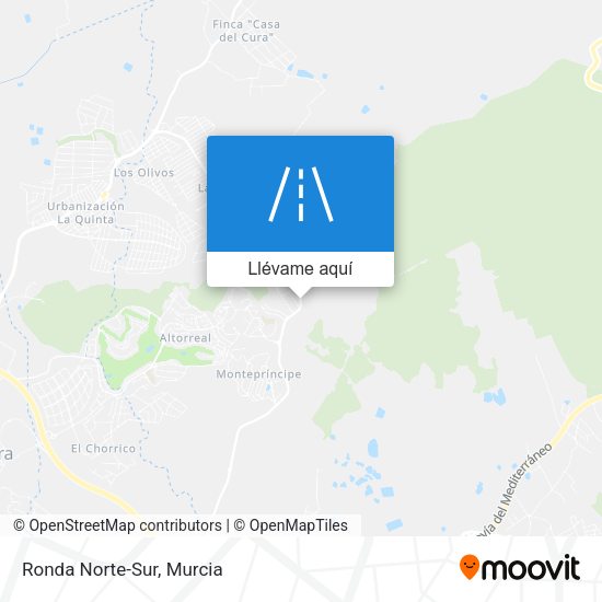Mapa Ronda Norte-Sur