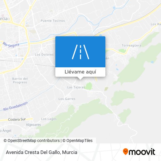 Mapa Avenida Cresta Del Gallo