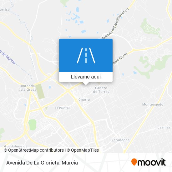 Mapa Avenida De La Glorieta